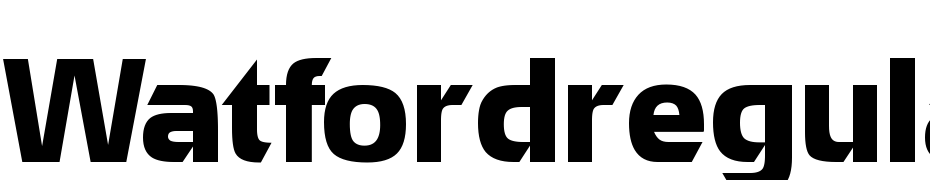 Watford Regular DB Yazı tipi ücretsiz indir